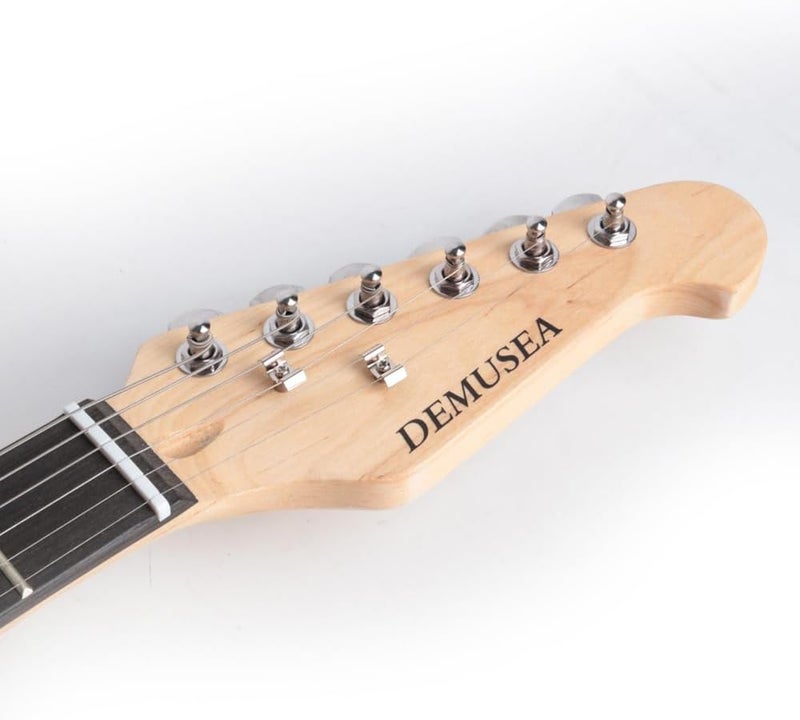 demusea DST-30 Full Size Electric Guitar Beginner Starter Practic With Gig bag And Strap (DST-30, Black) - Image 5